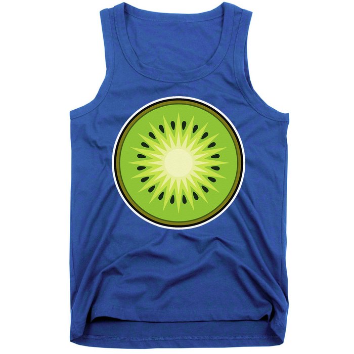 Kiwi Lazy DIY Halloween Costume Funny Tropical Sliced Fruit Tank Top