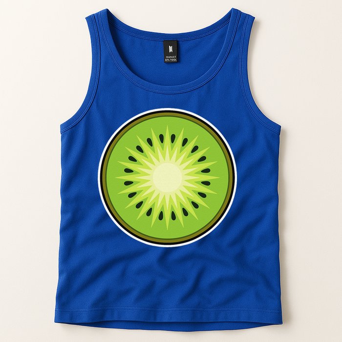 Kiwi Lazy DIY Halloween Costume Funny Tropical Sliced Fruit Tank Top