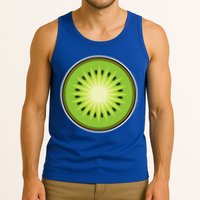 Kiwi Lazy DIY Halloween Costume Funny Tropical Sliced Fruit Tank Top