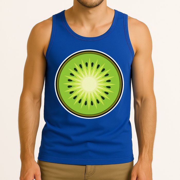 Kiwi Lazy DIY Halloween Costume Funny Tropical Sliced Fruit Tank Top