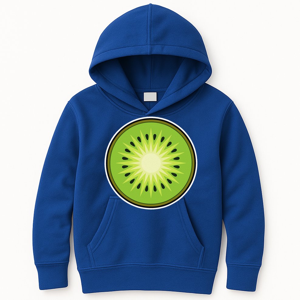 Kiwi Lazy DIY Halloween Costume Funny Tropical Sliced Fruit Kids Hoodie