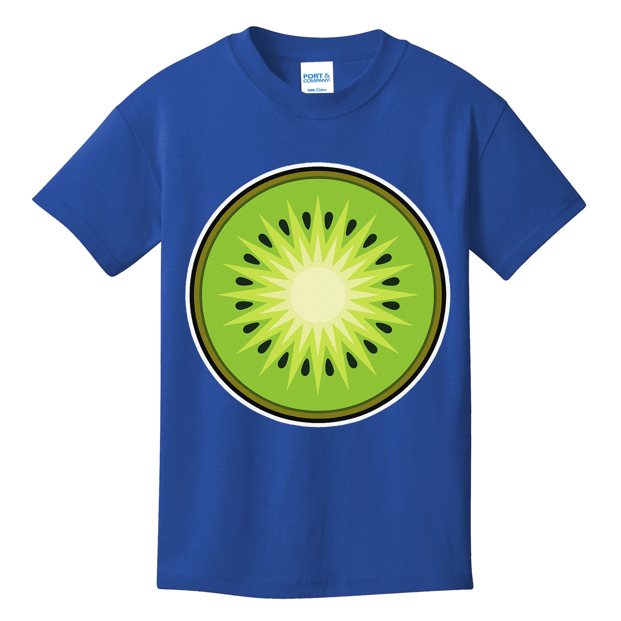 Kiwi Lazy DIY Halloween Costume Funny Tropical Sliced Fruit Kids T-Shirt