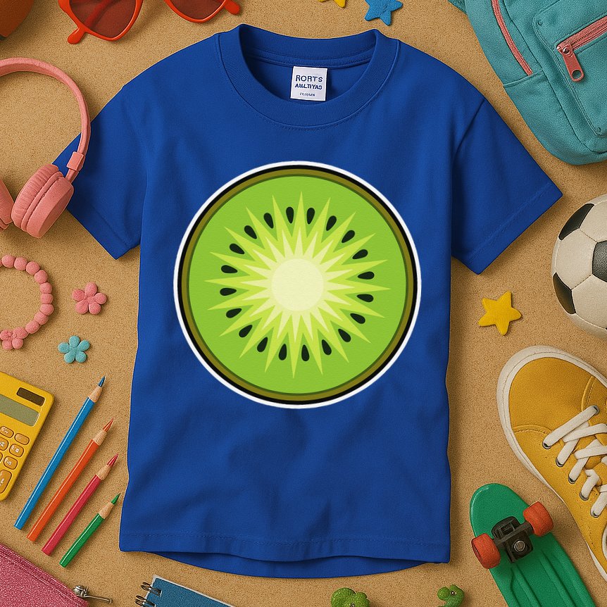 Kiwi Lazy DIY Halloween Costume Funny Tropical Sliced Fruit Kids T-Shirt