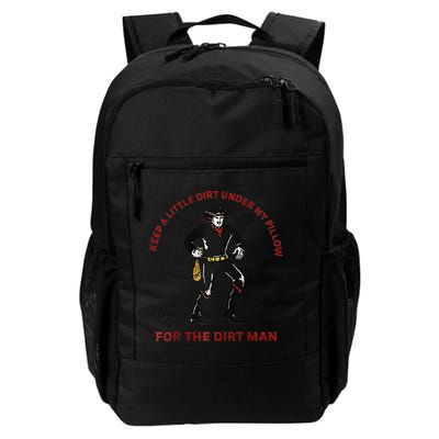 Keep Little Dirt Under My Pillow For The Dirt Man Raglan Baseball Backpack