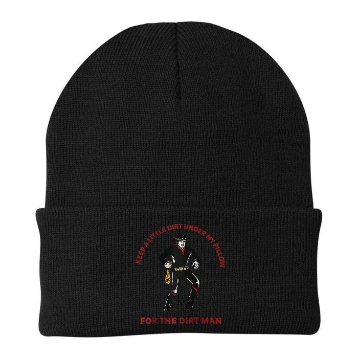 Keep Little Dirt Under My Pillow For The Dirt Man Raglan Baseball Beanie