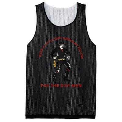 Keep Little Dirt Under My Pillow For The Dirt Man Raglan Baseball Mesh Reversible Basketball Jersey Tank