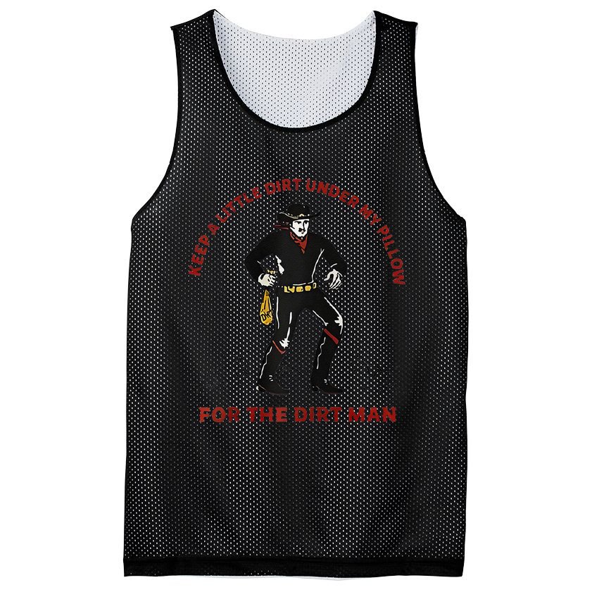 Keep Little Dirt Under My Pillow For The Dirt Man Raglan Baseball Mesh Reversible Basketball Jersey Tank
