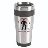 Keep Little Dirt Under My Pillow For The Dirt Man Raglan Baseball 16oz Travel Tumbler