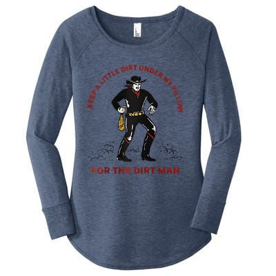 Keep Little Dirt Under My Pillow For The Dirt Man Raglan Baseball Women's Perfect Tri Tunic Long Sleeve Shirt