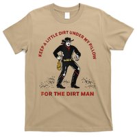 Keep Little Dirt Under My Pillow For The Dirt Man Raglan Baseball T-Shirt