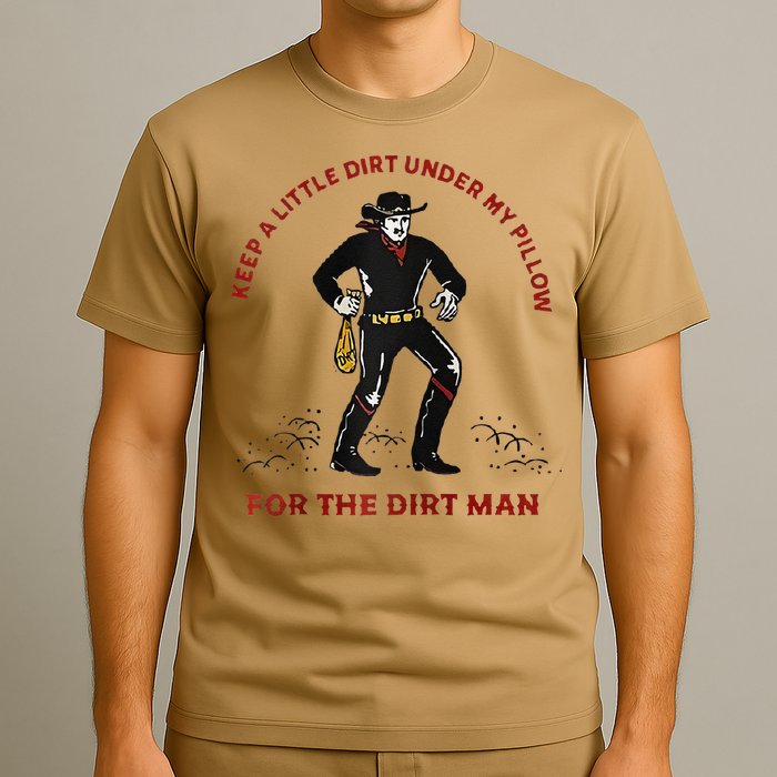 Keep Little Dirt Under My Pillow For The Dirt Man Raglan Baseball T-Shirt