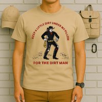 Keep Little Dirt Under My Pillow For The Dirt Man Raglan Baseball T-Shirt