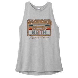 Keith Limited Edition Cassette Ladies PosiCharge Tri-Blend Wicking Tank