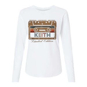 Keith Limited Edition Cassette Womens Cotton Relaxed Long Sleeve T-Shirt