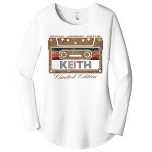 Keith Limited Edition Cassette Women's Perfect Tri Tunic Long Sleeve Shirt