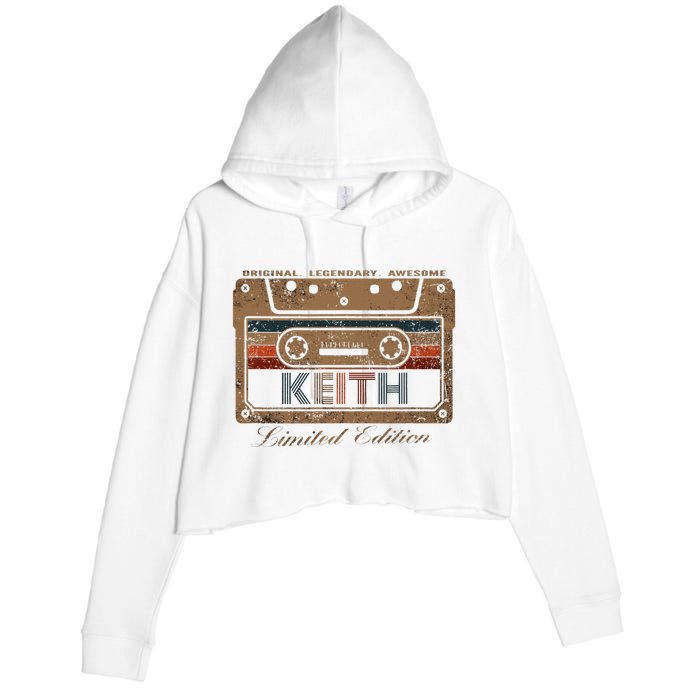 Keith Limited Edition Cassette Crop Fleece Hoodie