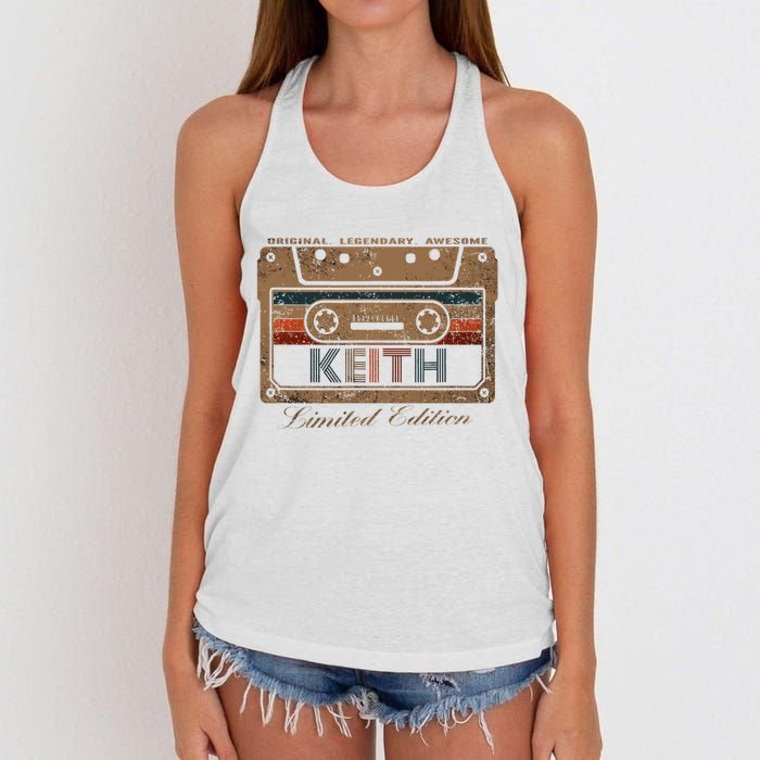 Keith Limited Edition Cassette Women's Knotted Racerback Tank