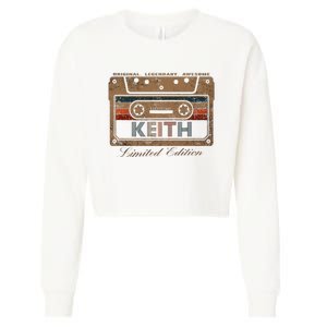 Keith Limited Edition Cassette Cropped Pullover Crew