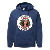 Kamala Lalalala Funny Christmas Holiday Harris Walz Song Performance Fleece Hoodie