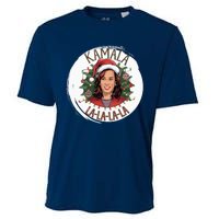 Kamala Lalalala Funny Christmas Holiday Harris Walz Song Cooling Performance Crew T-Shirt