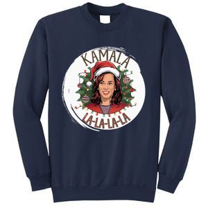 Kamala Lalalala Funny Christmas Holiday Harris Walz Song Sweatshirt