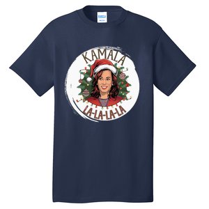 Kamala Lalalala Funny Christmas Holiday Harris Walz Song Tall T-Shirt