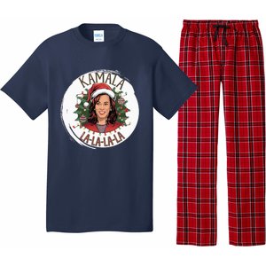 Kamala Lalalala Funny Christmas Holiday Harris Walz Song Pajama Set