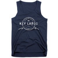 Key Largo Fl Vintage Crossed Fishing Rods Tank Top