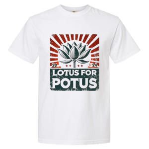 Kamala Lotus For Potus Potus Yes She Kam Garment-Dyed Heavyweight T-Shirt