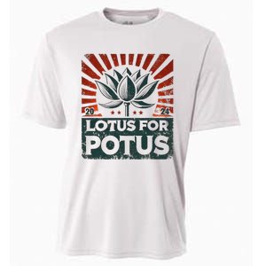 Kamala Lotus For Potus Potus Yes She Kam Cooling Performance Crew T-Shirt