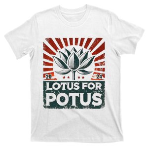 Kamala Lotus For Potus Potus Yes She Kam T-Shirt