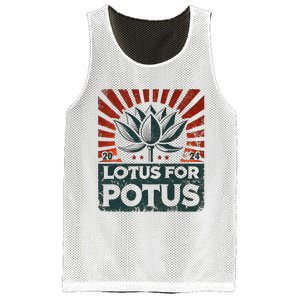 Kamala Lotus For Potus Potus Yes She Kam Mesh Reversible Basketball Jersey Tank