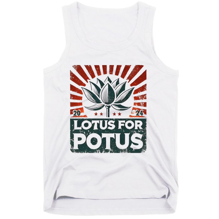 Kamala Lotus For Potus Potus Yes She Kam Tank Top