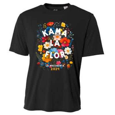 Kama La Flor Kamala Harris President 2024 Kama La Flor 2024 Cooling Performance Crew T-Shirt