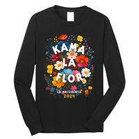 Kama La Flor Kamala Harris President 2024 Kama La Flor 2024 Long Sleeve Shirt