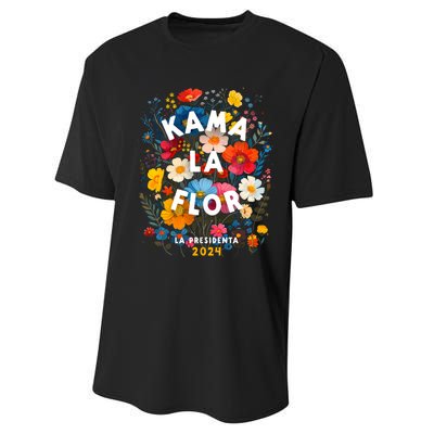 Kama La Flor Kamala Harris President 2024 Kama La Flor 2024 Performance Sprint T-Shirt