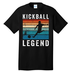 Kickball Legend Funny Kickball Player Retro Kickball Tall T-Shirt