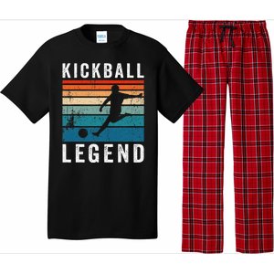 Kickball Legend Funny Kickball Player Retro Kickball Pajama Set