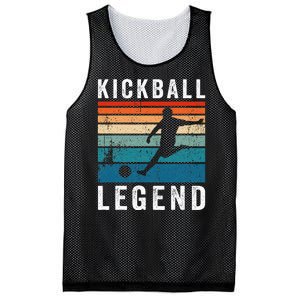 Kickball Legend Funny Kickball Player Retro Kickball Mesh Reversible Basketball Jersey Tank