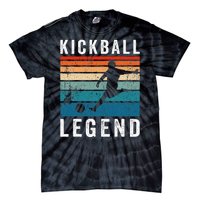 Kickball Legend Funny Kickball Player Retro Kickball Tie-Dye T-Shirt