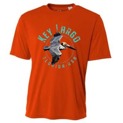 Key Largo Florida Pelican Design Cooling Performance Crew T-Shirt