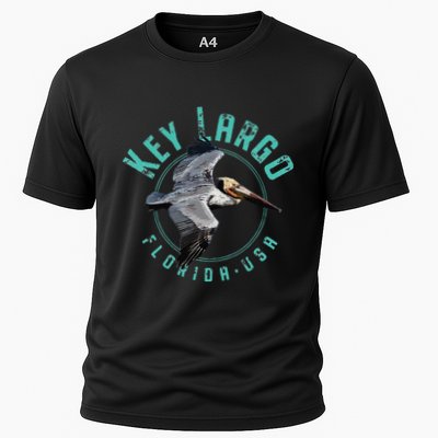 Key Largo Florida Pelican Design Performance Shirt
