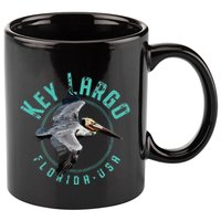 Key Largo Florida Pelican Design 11oz C Handle Ceramic Mug