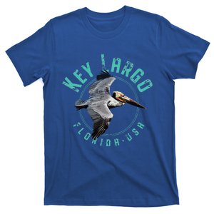 Key Largo Florida Pelican Design T-Shirt