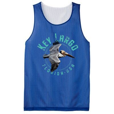 Key Largo Florida Pelican Design Mesh Reversible Basketball Jersey Tank