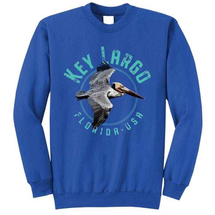 Key Largo Florida Pelican Design Tall Sweatshirt