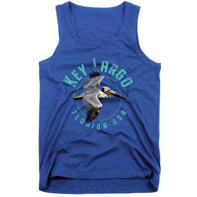 Key Largo Florida Pelican Design Tank Top