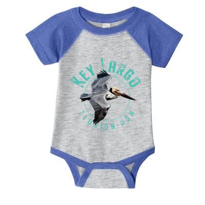 Key Largo Florida Pelican Design Infant Baby Jersey Bodysuit