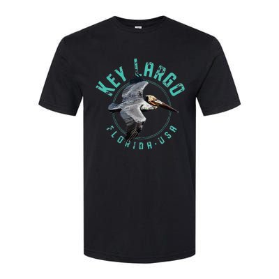 Key Largo Florida Pelican Design Softstyle CVC T-Shirt