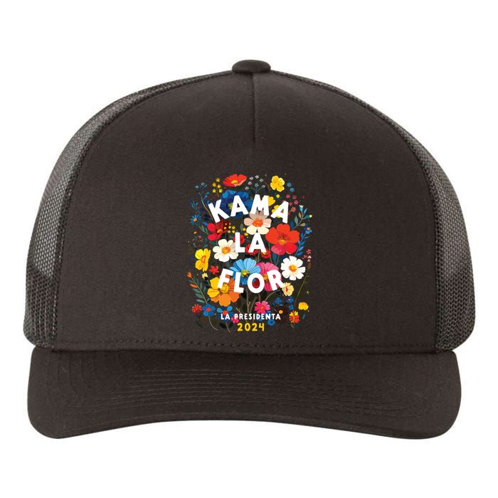 Kama La Flor 2024 Yupoong Adult 5-Panel Trucker Hat